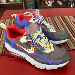 Nike Air Max 270 React Multicolor Sneakers 4Y
